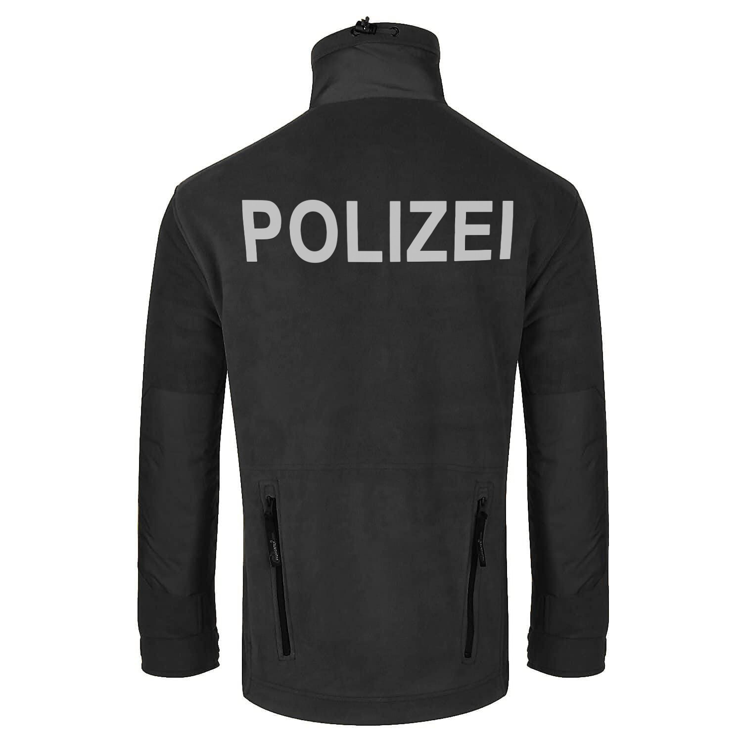Helikon-Tex Liberty Jacke mit reflektierendem POLIZEI-, JUSTIZ- oder ORDNUNGSAMT-Aufdruck und zusätzlichem Klettbereich für Dienstnummer/Name