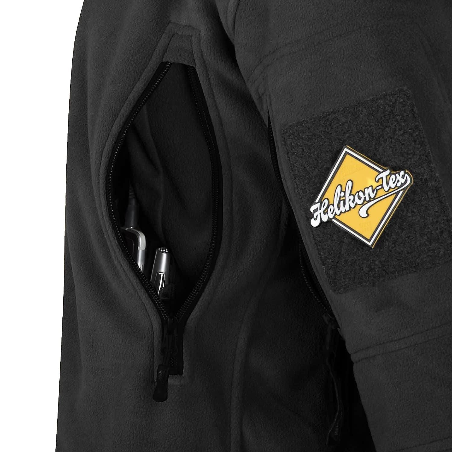 Helikon-Tex Liberty Jacke mit reflektierendem POLIZEI-, JUSTIZ- oder ORDNUNGSAMT-Aufdruck und zusätzlichem Klettbereich für Dienstnummer/Name